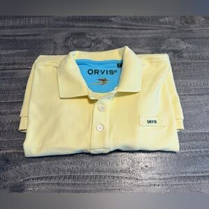 Orvis Light Yellow Signature Polo Shirt